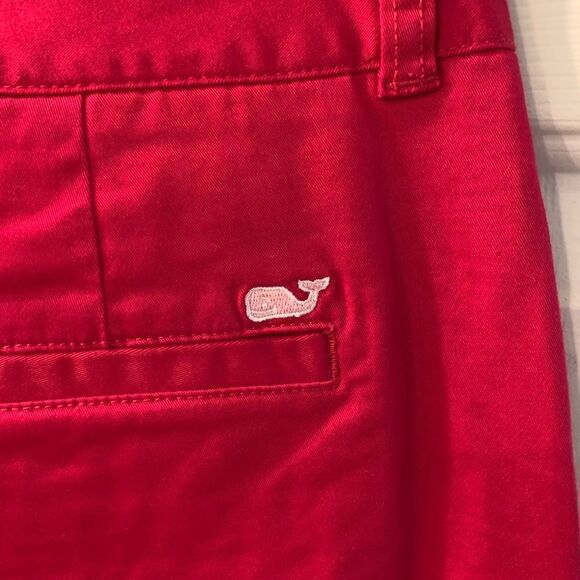 Vineyard Vines Dayboat Capri Raspberry sz 8 NWOT - Picture 4 of 4